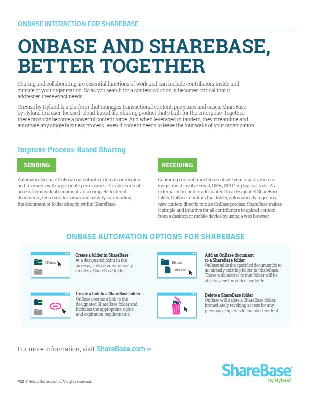 OnBase, ShareBase, Kyocera, Software, Document Management, Middle Georgia Business Products