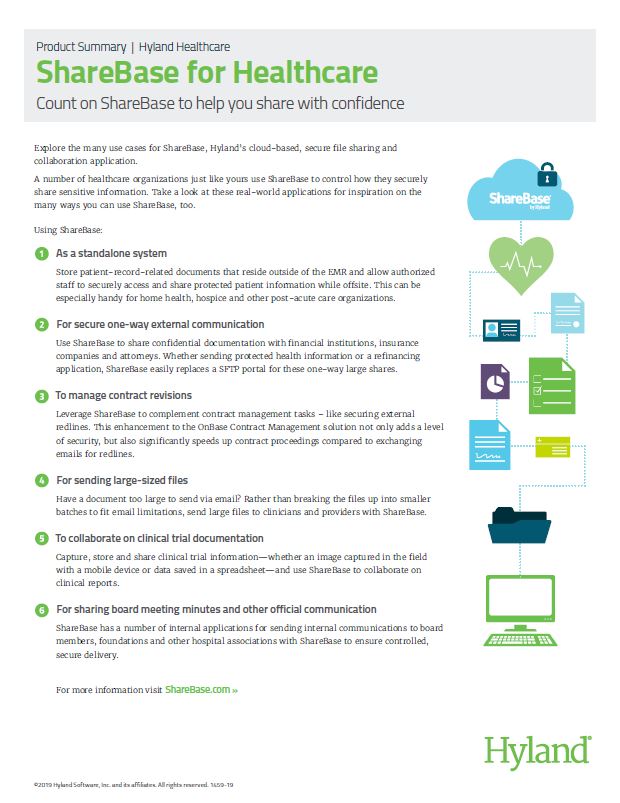 ShareBase, Healthcare, Kyocera, Software, Document Management, Middle Georgia Business Products