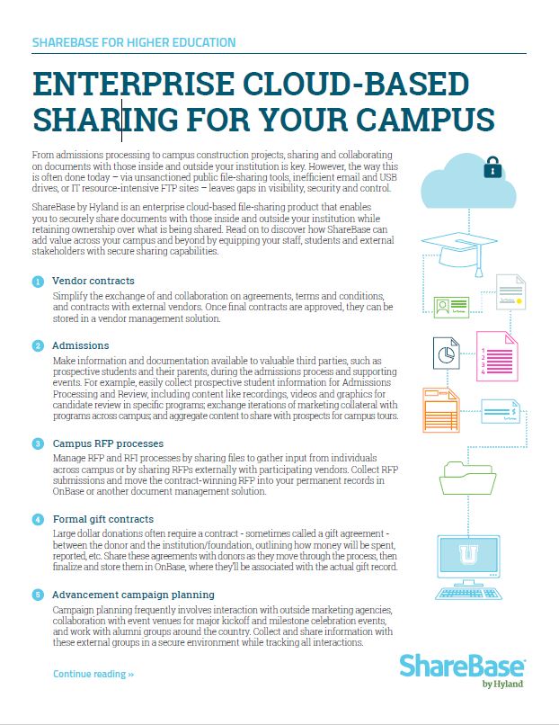 ShareBase, Higher Education, Kyocera, Software, Document Management, Middle Georgia Business Products